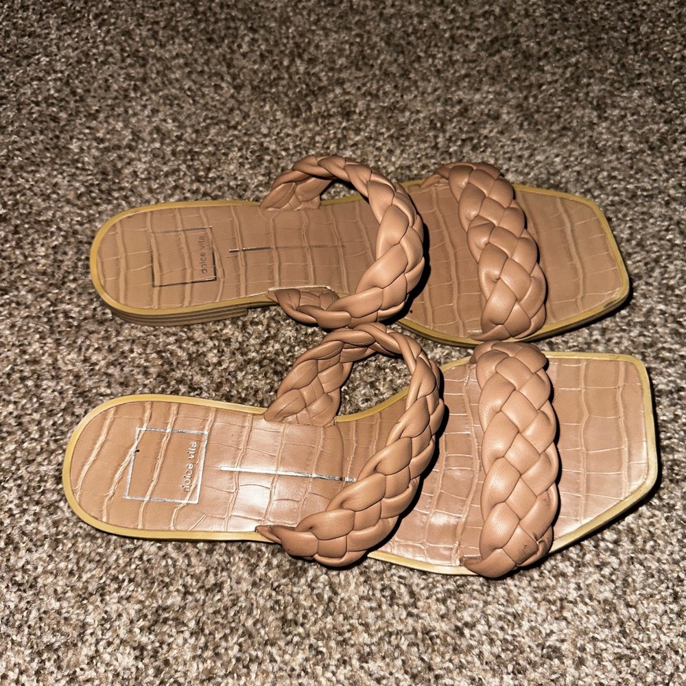 Dolce Vita Braided Tan Sandals